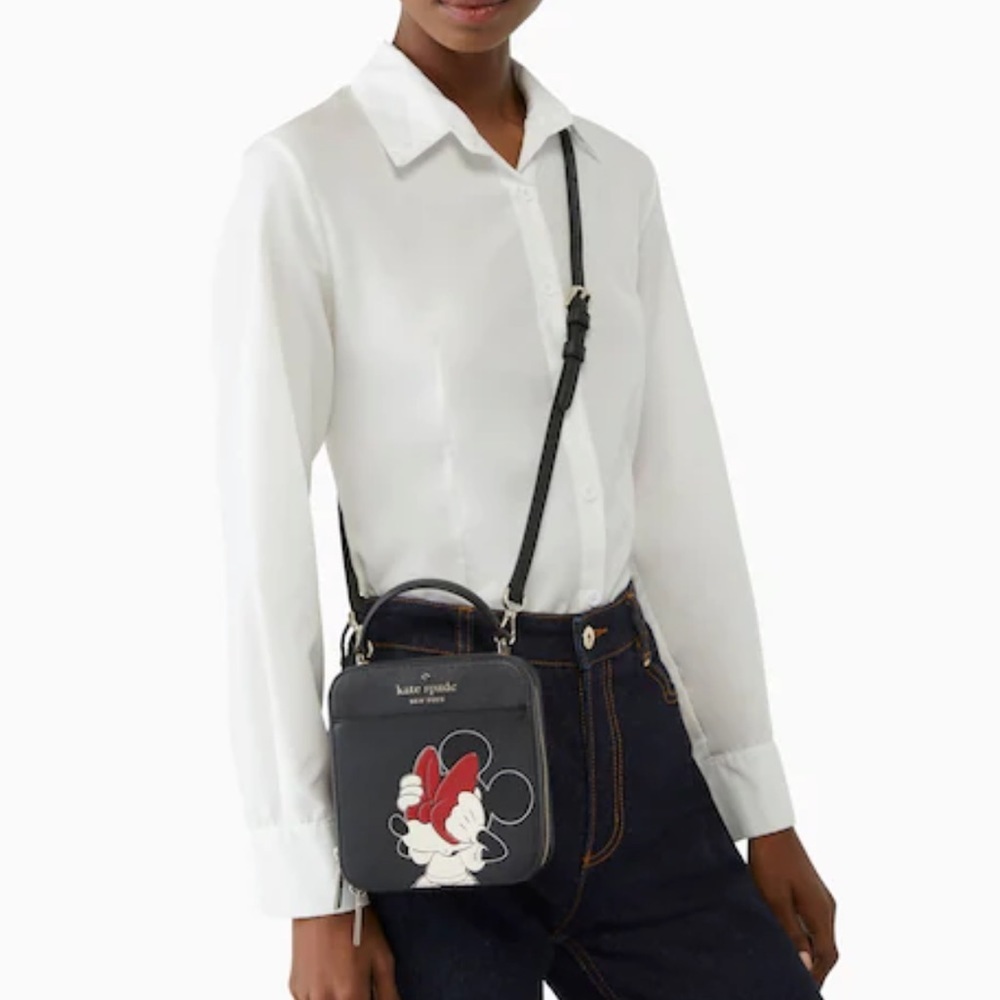 Kate Spade Disney X Kate Spade New York Minnie Mouse Daisy Vanity Crossbody Bag